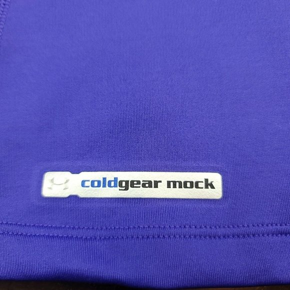 Under Armour Womens S Shirt Fitted ColdGear Mock Neck in‎ Purple - Picture 5 of 13